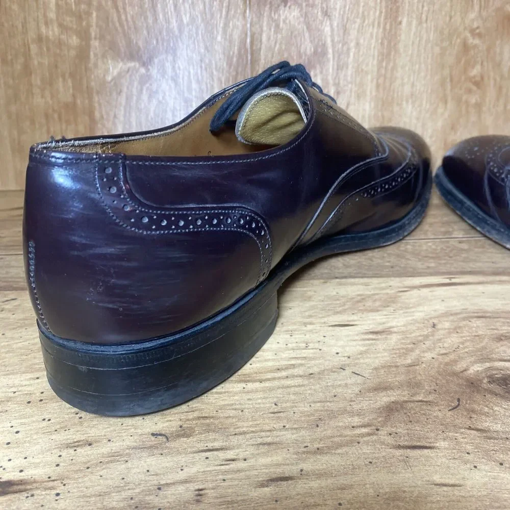 Johnston & Murphy Optima Wingtip Oxford‎ Dress Shoes 22-2923 USA Men's 9.5 D